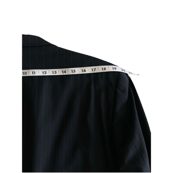Lauren Ralph Lauren Men’s 2pc Suit 46L 36x27 Wool Pinstriped Classic Americana - Picture 14 of 16